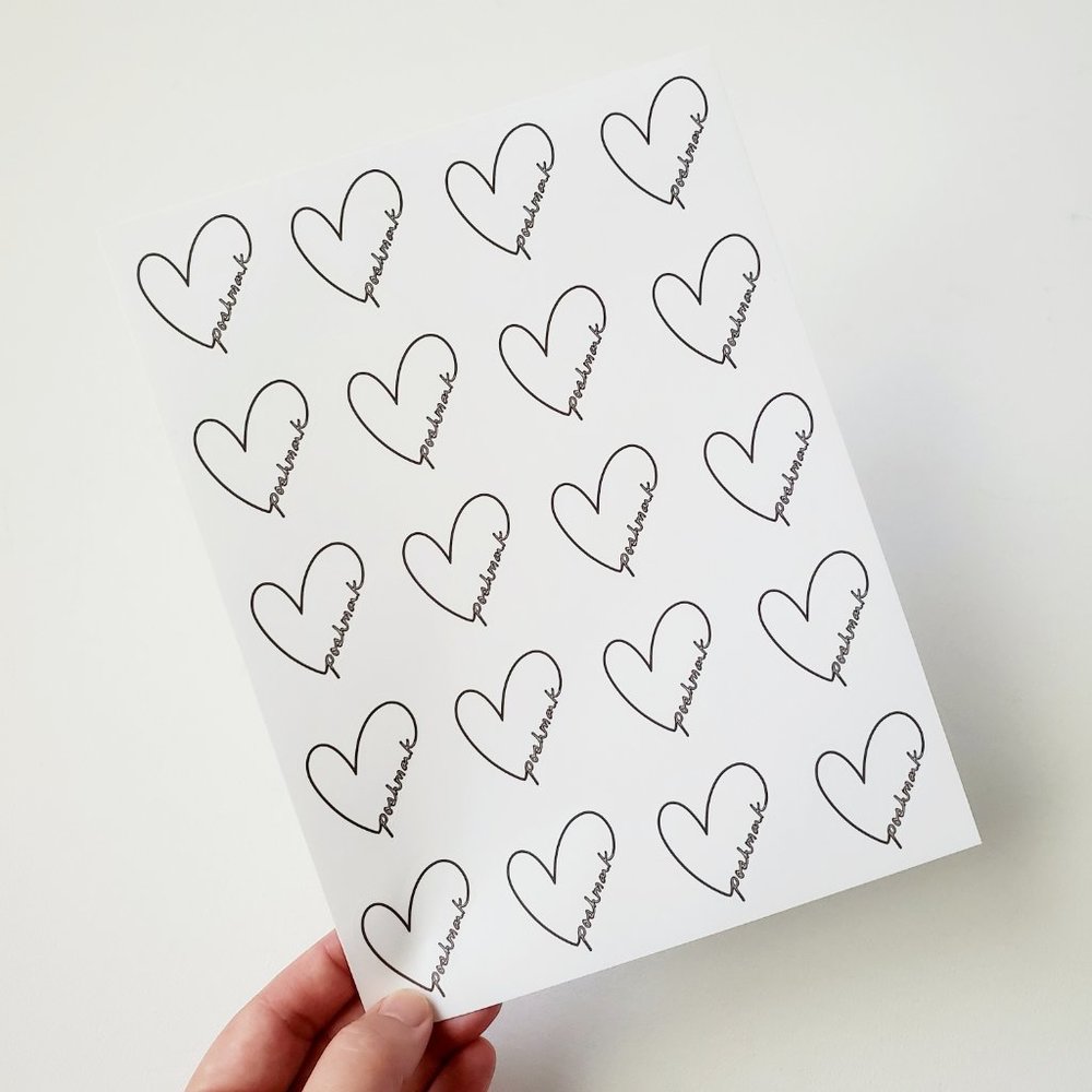 LB012 Custom Poshmark Shipping Supplies Mailers Stickers Handmade [Price Firm] - Picture 3 of 10